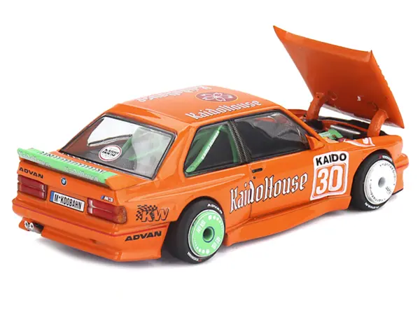 BMW M3 "KaidoHaus V1" #30 Orange (Designed by Jun Imai) "Kaido House" Special 1/64 Diecast Model Car by Mini GT #4
