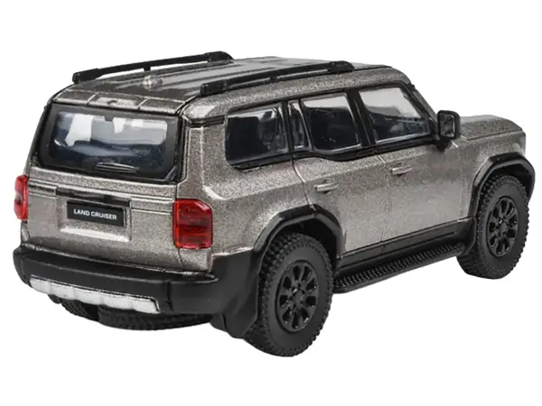 2024 Toyota Land Cruiser 250 Prado Meteor Shower Silver Metallic 1/64 Diecast Model Car by Paragon Models #4