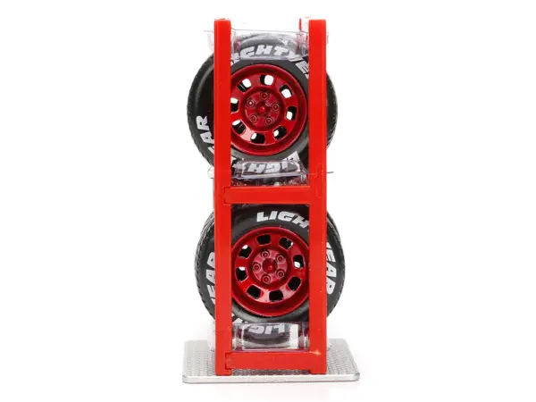 Cruising Lightning McQueen Red Metallic with Extra Wheels Disney & Pixar "Cars" Movie "Hollywood Rides" Series Diecast Model Car by Jada #5