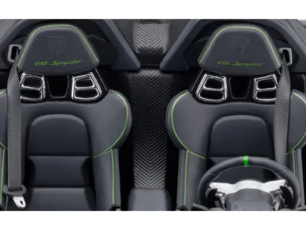 Porsche 918 Spyder "Weissach Package" Acid Green 1/18 Model Car by Autoart #3