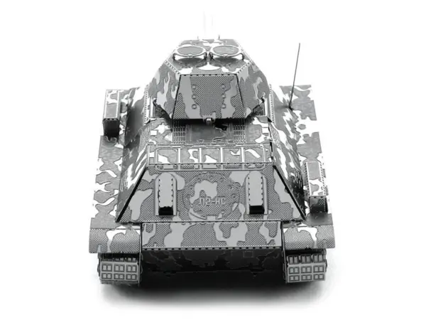 Model Kit Soviet T-34 Tank (Moderate Difficulty) Steel Model by Metal Earth #4