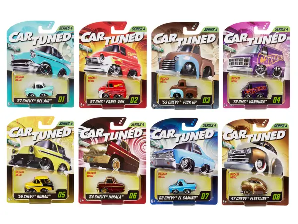 Mainline 2025 Series 4 Set of 8 Pieces Diecast Model Cars by CarTuned #1