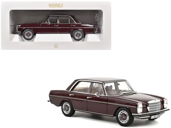 1968 Mercedes-Benz 200 Dark Red Brown 1/18 Diecast Model Car by Norev #1