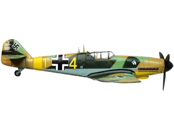 Messerschmitt Bf 109F-4 Fighter Plane "Ofw. Eberhard von Boremski 9/JG3 Eastern Front" (1942) "Oxford Aviation" Series 1/72 Diecast Model Airplane by Oxford Diecast #2