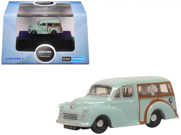 Morris Minor Traveller Smoke Gray 1/148 (N) Scale Diecast Model Car by Oxford Diecast #1