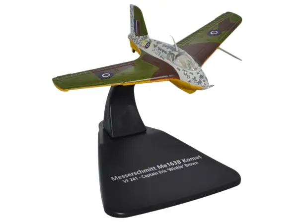 Messerschmitt Me 163B Komet Rocket Plane VF 241 Captain Eric 'Winkle' Brown "Oxford Aviation" Series 1/72 Diecast Model Airplane by Oxford Diecast #2