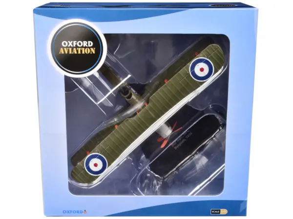 Airco DH4 Bomber Plane "202 Squadron RFC" (1918) "Oxford Aviation" Series 1/72 Diecast Model Airplane by Oxford Diecast #3