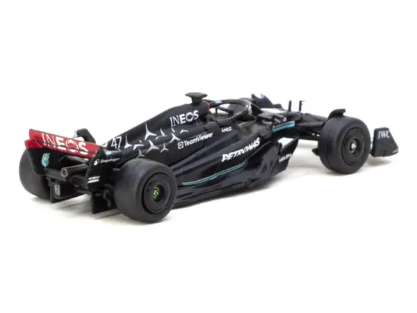 Mercedes-AMG F1 W14 E Performance #47 Mick Schumacher Formula One F1 "Spanish GP Tyre Testing" (2023) with Pit Board "Global64" Series 1/64 Diecast Model by Tarmac Works #3