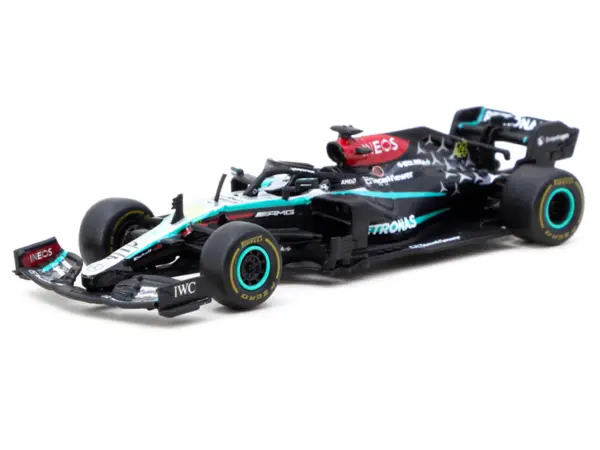 Mercedes-AMG F1 W12 E Performance #44 Lewis Hamilton Formula One F1 "New York Demo Run" (2024) "Global64" Series 1/64 Diecast Model by Tarmac Works #2