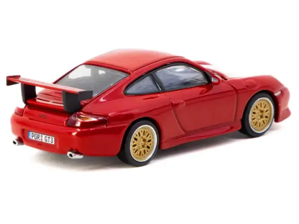Porsche 911 GT3 (996) Red "Global64" Series 1/64 Diecast Model by Tarmac Works #3