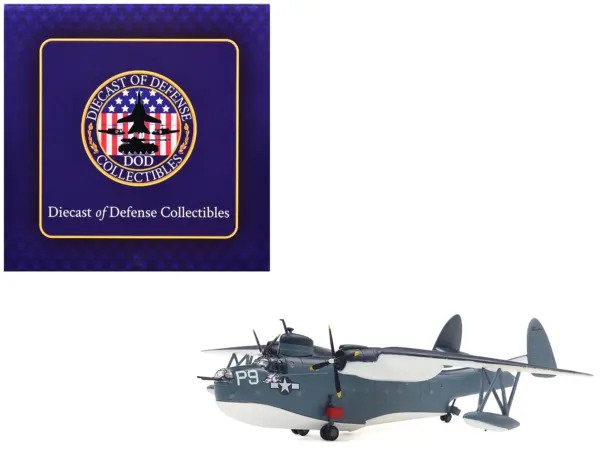 Martin PBM-3D Mariner Aircraft "United States Navy" 1/144 Diecast Model by Diecast of Defense #1