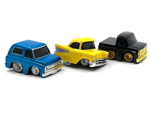 "Lowriders" Series 2 Chevrolet Triple Pack Set of 3 Cars Diecast Model Cars by CarTuned #3
