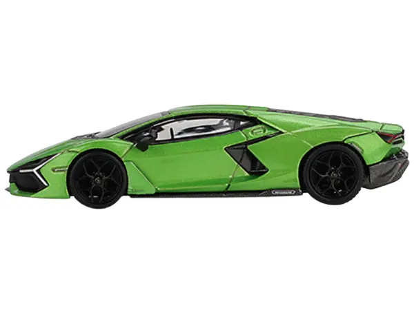 Lamborghini Revuelto Verde Selvans Green Metallic Limited Edition 1/64 Diecast Model Car by Mini GT #2