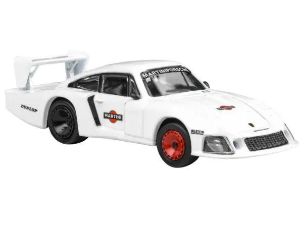 Porsche 935/78 Moby Dick "Martini Racing" White 1/64 Diecast Model Car by Paragon Models #3
