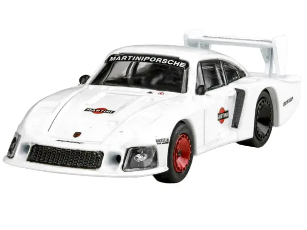 Porsche 935/78 Moby Dick "Martini Racing" White 1/64 Diecast Model Car by Paragon Models #4