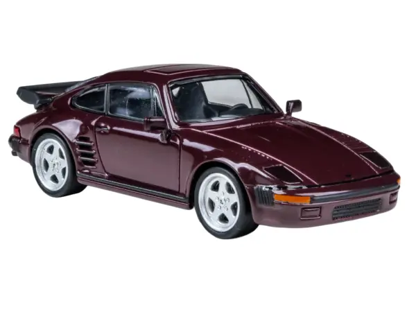1986 RUF BTR Slantnose Ruby Red Metallic 1/64 Diecast Model Car by Paragon Models #4
