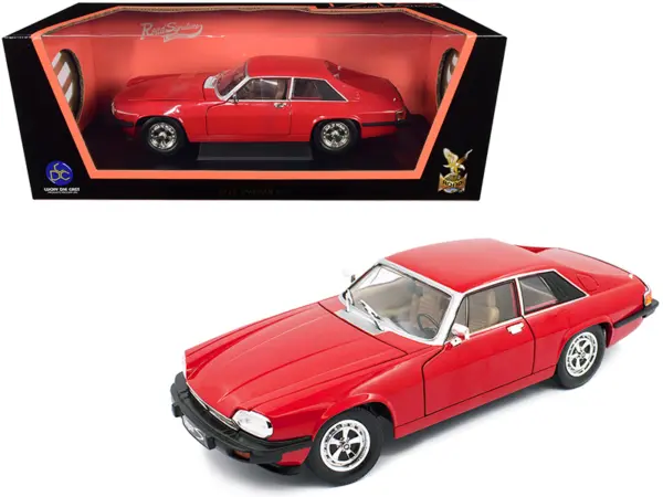 1975 Jaguar XJS Coupe Red 1/18 Diecast Model Car by Road Signature #1