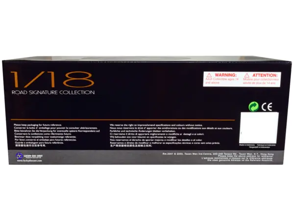 1975 Jaguar XJS Coupe Red 1/18 Diecast Model Car by Road Signature #3