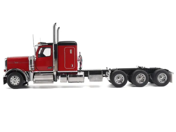 Peterbilt 589 Tridem-Axle Legendary Package Truck Tractor with 58" Sleeper Legendary Red "Transport Series" 1/32 Diecast Model by Diecast Masters #2
