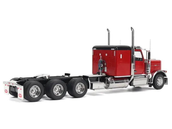 Peterbilt 589 Tridem-Axle Legendary Package Truck Tractor with 58" Sleeper Legendary Red "Transport Series" 1/32 Diecast Model by Diecast Masters #3