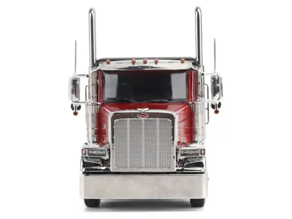 Peterbilt 589 Tridem-Axle Legendary Package Truck Tractor with 58" Sleeper Legendary Red "Transport Series" 1/32 Diecast Model by Diecast Masters #4