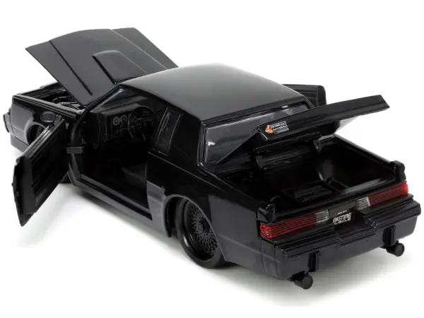 1987 Buick Grand National Black Metallic "Blackbird" "Bigtime Muscle" Series 1/24 Diecast Model Car by Jada #3