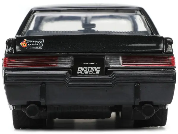 1987 Buick Grand National Black Metallic "Blackbird" "Bigtime Muscle" Series 1/24 Diecast Model Car by Jada #5