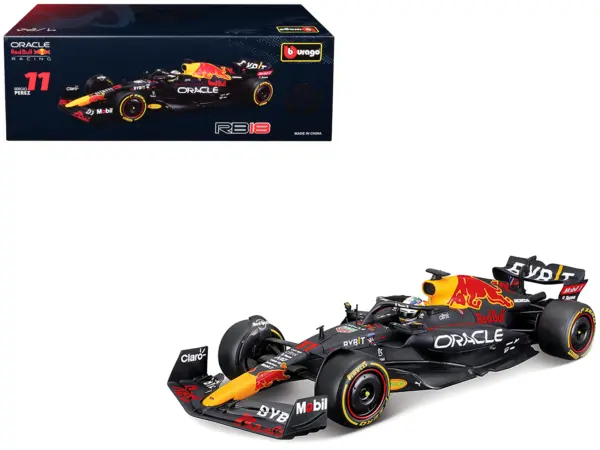 Red Bull Racing RB18 #11 Sergio Perez "Oracle" Winner Formula One F1 "Constructor's Champion" (2022) 1/24 Diecast Model Car by Bburago #1