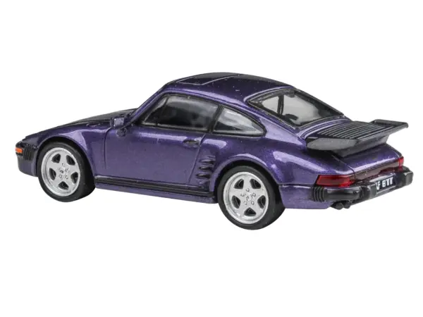 1986 RUF BTR Slantnose Prussian Blue Metallic 1/64 Diecast Model Car by Paragon Models #2
