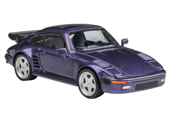 1986 RUF BTR Slantnose Prussian Blue Metallic 1/64 Diecast Model Car by Paragon Models #4