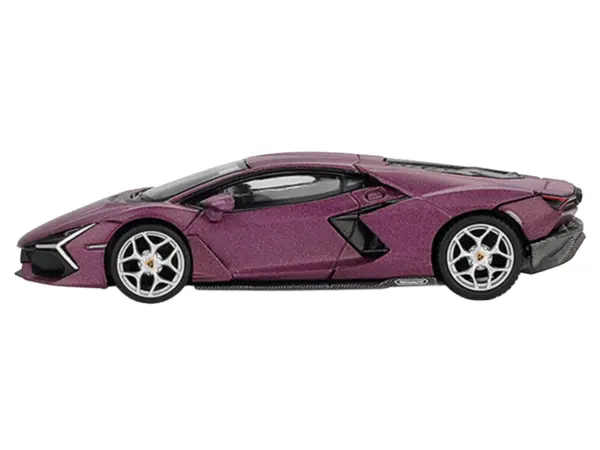 Lamborghini Revuelto Viola 30th Matt Purple Metallic Limited Edition 1/64 Diecast Model Car by Mini GT #2
