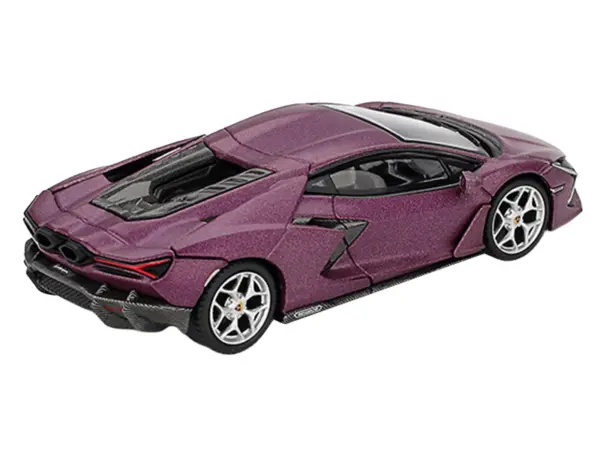Lamborghini Revuelto Viola 30th Matt Purple Metallic Limited Edition 1/64 Diecast Model Car by Mini GT #3