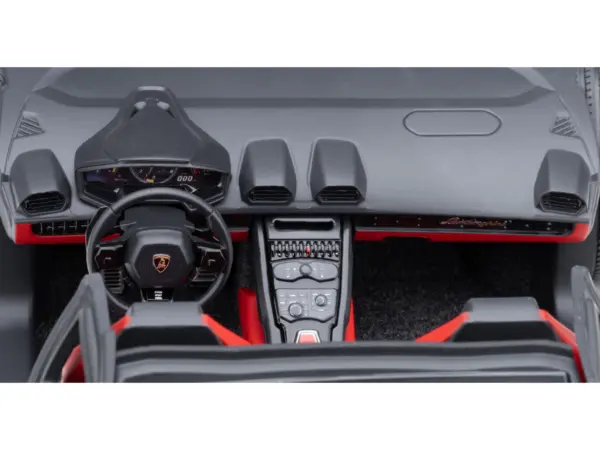 Lamborghini Huracan GT "LB-Silhouette Works" Hyper Red Metallic with Black Top 1/18 Model Car by Autoart #3