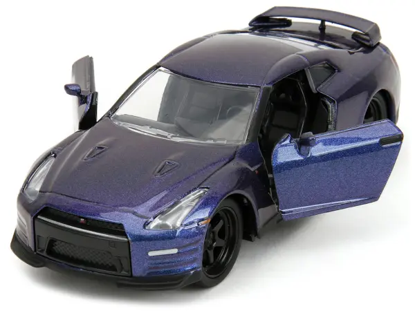 2009 Nissan GT-R (R35) Purple Metallic "Pink Slips" Series 1/32 Diecast Model Car by Jada #2