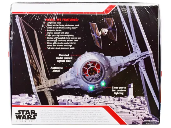 Skill 2 Model Kit Tie Fighter "Star Wars: Episode IV – A New Hope" (1977) Movie 1/32 Scale Model by AMT #4