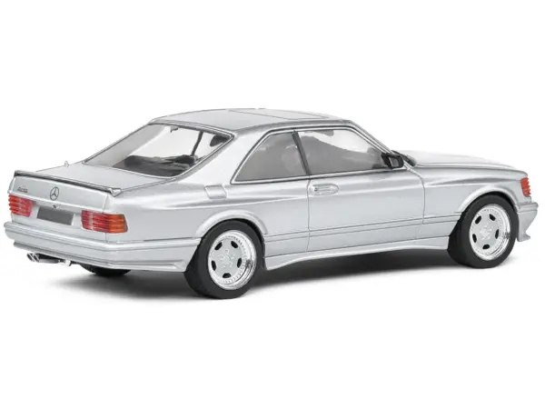 1990 Mercedes-Benz 560 SEC AMG WideBody Silver Metallic 1/43 Diecast Model Car by Solido #3