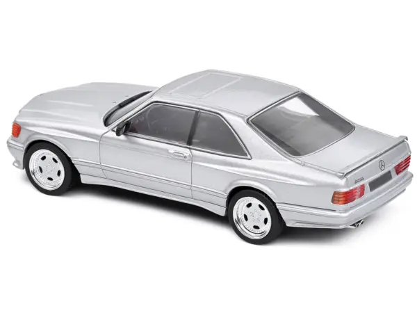 1990 Mercedes-Benz 560 SEC AMG WideBody Silver Metallic 1/43 Diecast Model Car by Solido #4
