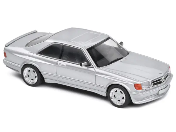 1990 Mercedes-Benz 560 SEC AMG WideBody Silver Metallic 1/43 Diecast Model Car by Solido #5