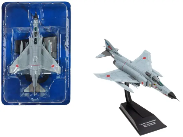 Mitsubishi F-4EJ Kai Super Phantom II Fighter Aircraft "302nd Squadron 83rd Air Wing Tactical Air Meet" (2001) Japan Air Self-Defense Force 1/100 Diecast Model by Hachette Collections #1