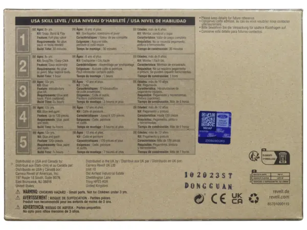 Level 4 Model Kit 1971 Ford Mustang Mach 1 James Bond 007 "Diamonds Are Forever" (1971) Movie 1/25 Scale Model by Revell #5