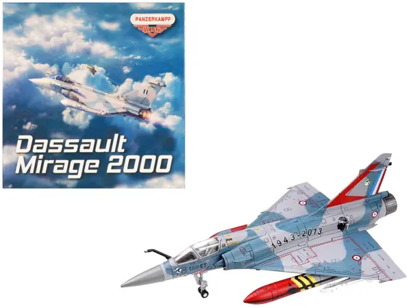 Dassault Mirage 2000-5F Fighter Aircraft "70th Anniversary of Corsica Squadron" French Air Force "Wing" Series 1/72 Diecast Model by Panzerkampf #1