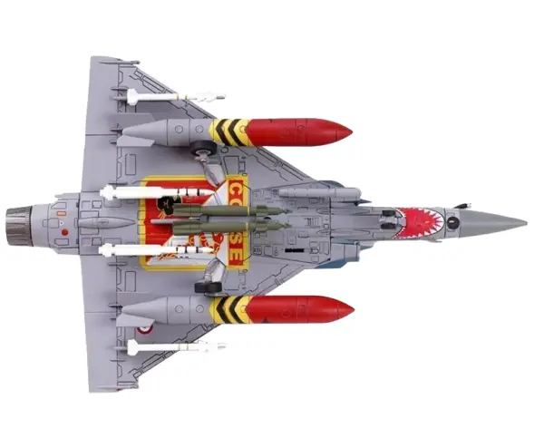 Dassault Mirage 2000-5F Fighter Aircraft "70th Anniversary of Corsica Squadron" French Air Force "Wing" Series 1/72 Diecast Model by Panzerkampf #3