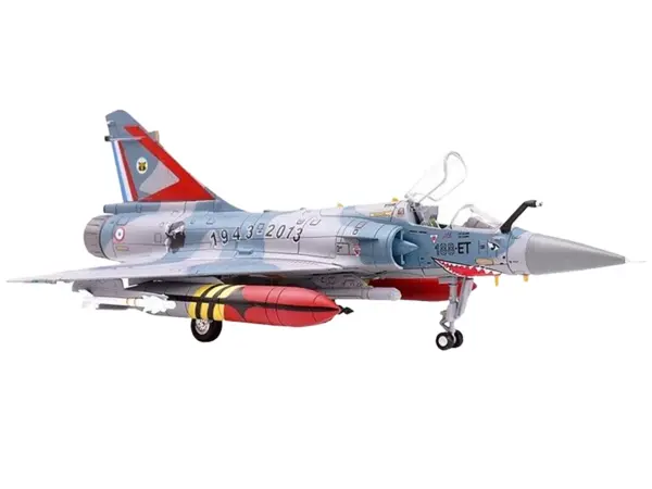 Dassault Mirage 2000-5F Fighter Aircraft "70th Anniversary of Corsica Squadron" French Air Force "Wing" Series 1/72 Diecast Model by Panzerkampf #4