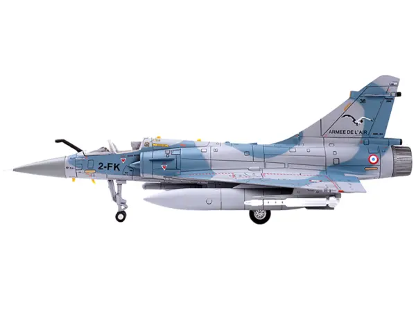 Dassault Mirage 2000-5F Fighter Aircraft "2-FK Cigognes" French Air Force "Wing" Series 1/72 Diecast Model by Panzerkampf #2