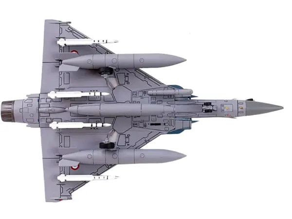 Dassault Mirage 2000-5F Fighter Aircraft "2-FA Cigognes" French Air Force "Wing" Series 1/72 Diecast Model by Panzerkampf #4