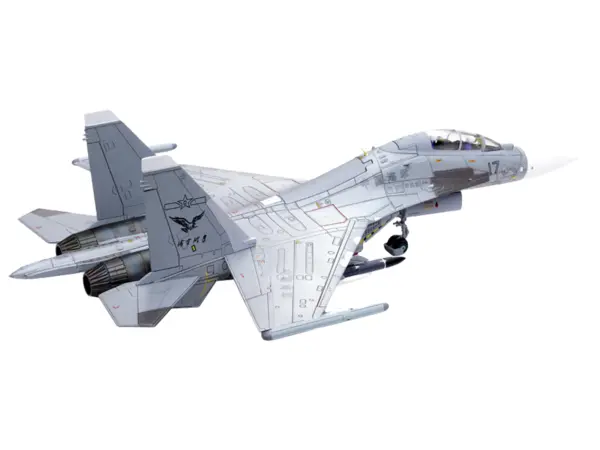 Sukhoi Su-30MKK Flanker-G Fighter Aircraft #17 "People's Liberation Army (PLA) Naval Aviation's Sea and Air Eagle Regiment" Chinese Air Force "Wing" Series 1/72 Diecast Model by Panzerkampf #5