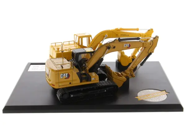 CAT Caterpillar 225 Hydraulic Escavator and CAT Caterpillar 323 Next Generation Hydraulic Escavator Set of 2 pieces "Evolution Series" 1/50 Diecast Models by Diecast Masters #3