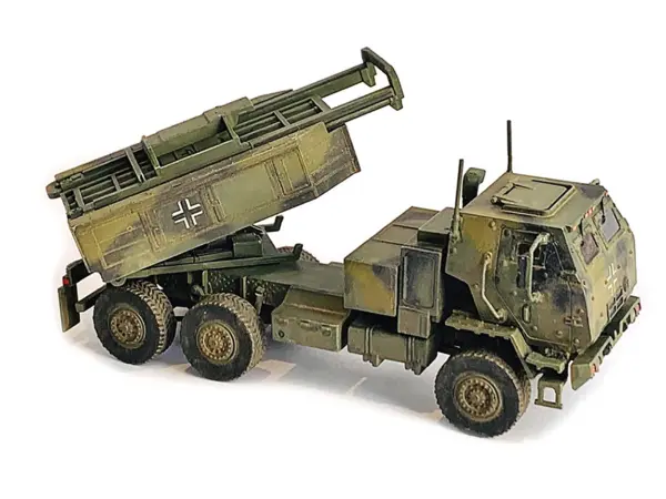 Ukraine M142 High Mobility Artillery Rocket System (HIMARS) Green Camouflage "NEO Dragon Armor" Series 1/72 Plastic Model by Dragon Models #2
