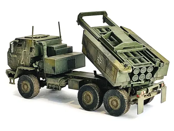 Ukraine M142 High Mobility Artillery Rocket System (HIMARS) Green Camouflage "NEO Dragon Armor" Series 1/72 Plastic Model by Dragon Models #3
