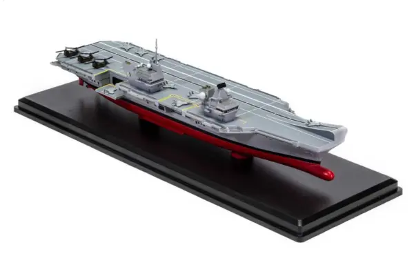 HMS Queen Elizabeth (R08) Aircraft Carrier "Queen Elizabeth-Class" British Royal Navy "Naval Power" Series 1/1250 Diecast Model by Corgi #4